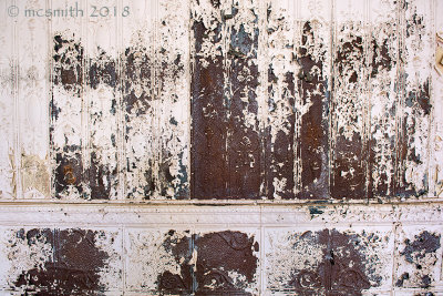 Closeup of Tin Wall Coverings