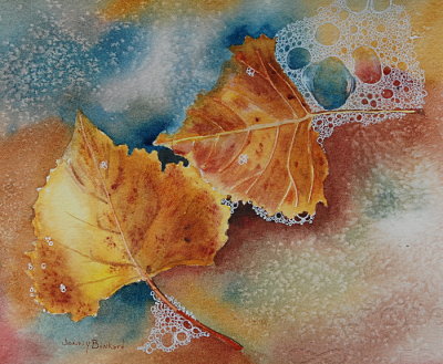 Cottonwood Leaves - 11 x 14 4-17