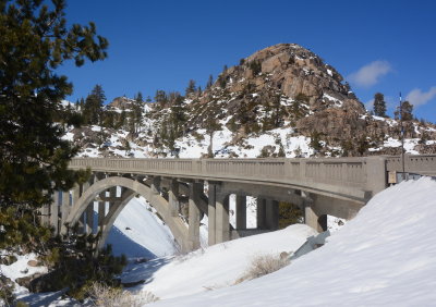 Historic Route 40 in the Sierra Nevada