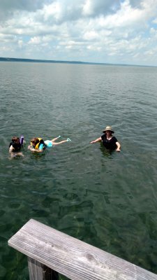 02 Violet, Kelsey and Lori In Cayuga Lake 02.jpg