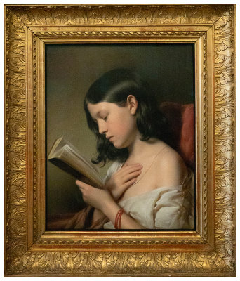 22 A Girl Reading  Franz Eybl 