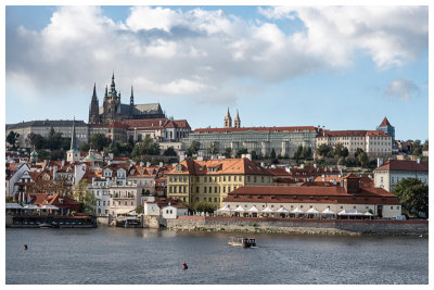 Scene of Castle  Prague
