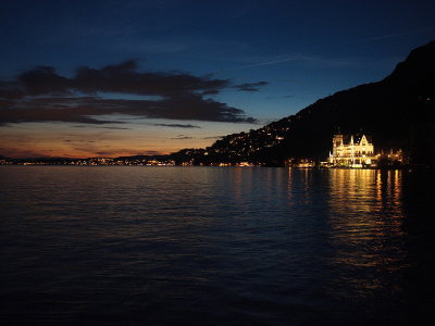Lake Lucerne after sunset