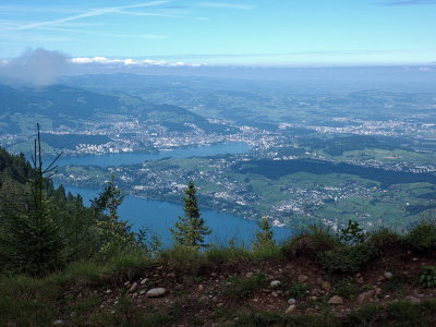 View onto lake Lucerne