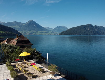 Morning view over lake Lucerne