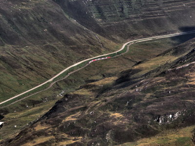 Glacier Express on Oberalp Pass