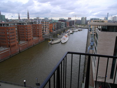 View from the Elbphilharmonie