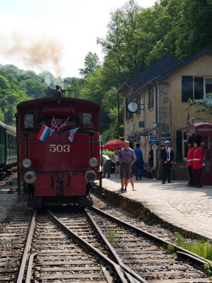 Festival train with the Cockerill loco