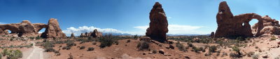 From the Windows to the Turret Arch Panorama
