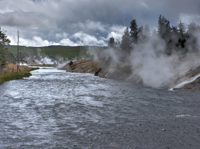 Firehole River near Grand Prismatic Spring