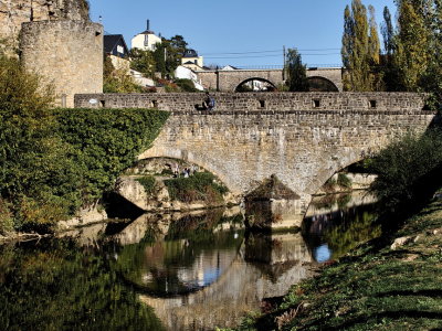 Old bridge over Alzette river
