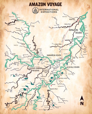 Amazon Voyage Map