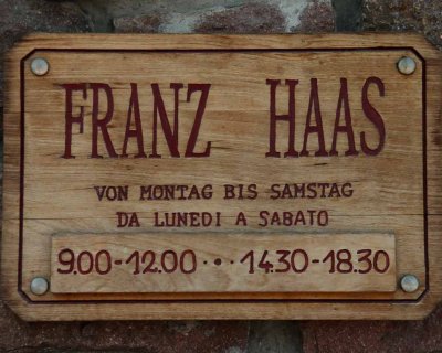 VISIT TO FRANZ HAAS