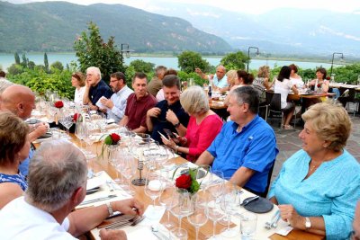 DINNER WITH A VIEW OF CALDARO LAKE