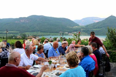 DINNER WITH A VIEW OF CALDARO LAKE