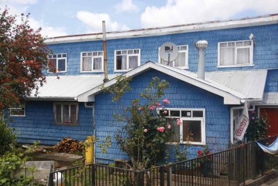 TYPICAL HOUSING IN THE CHILOEAN COUNTRYSIDE