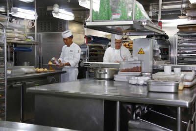 EXECUTIVE CHEF AND THE MAIN GALLEY
