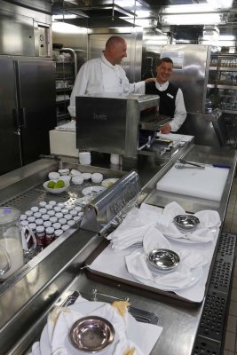 EXECUTIVE CHEF AND THE MAIN GALLEY