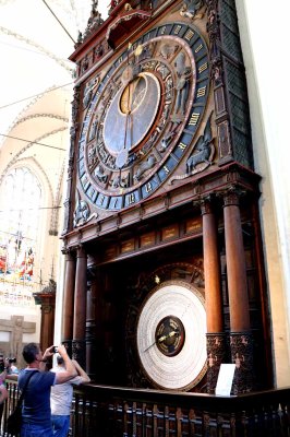 ASTRONOMICAL CLOCK IN ST MARY'S CHURCH