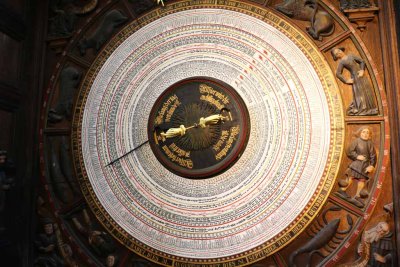 ASTRONOMICAL CLOCK IN ST MARY'S CHURCH