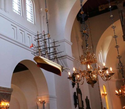 ALL DANISH CHURCHES HAVE A SUSPENDED SHIP