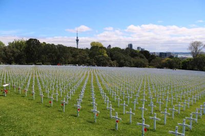 CROSS FOR EVERY NZ SOLDIER LOST IN WWI
