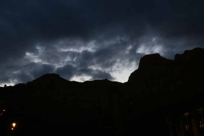 DUSK COMES TO CRAGGY RANGE