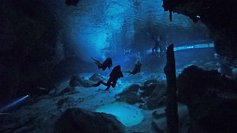 Diving in Mexican Cenote's 2017