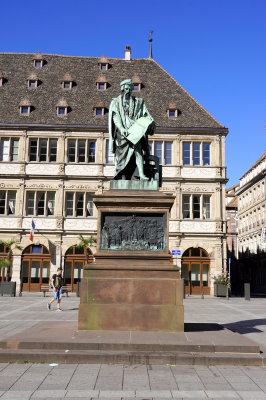 Strasbourg - Statue of Johannes Gutenberg