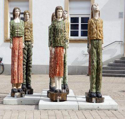 Speyer - Oversized wooden figures