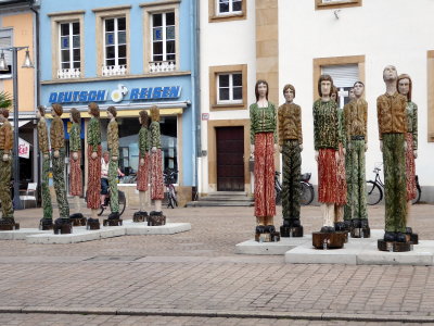 Speyer - Oversized wooden figures