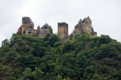 Crusing the Rhine - St. Goar - Rheinfels Castle
