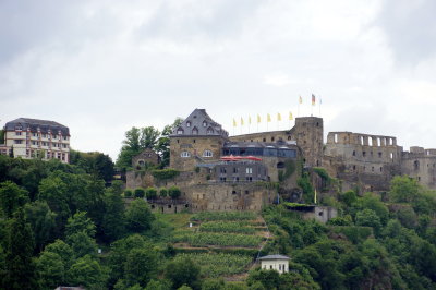 Crusing the Rhine -St. Goar -  Rheinfels Castle