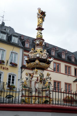 Trier - Petrus fountain in Market Square