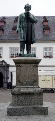 Koblenz - Johannes Muller Statue