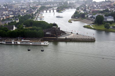Koblenz - View from Festung Ehrenbreitstein fortress