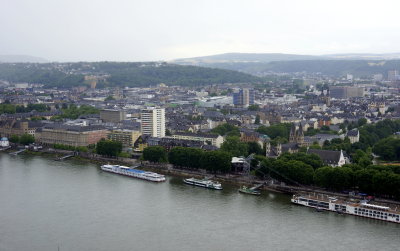 Koblenz - View from Festung Ehrenbreitstein fortress