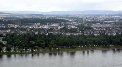 Koblenz - View from Festung Ehrenbreitstein fortress