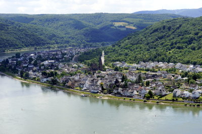 Koblenz -View from Marksburg Castle