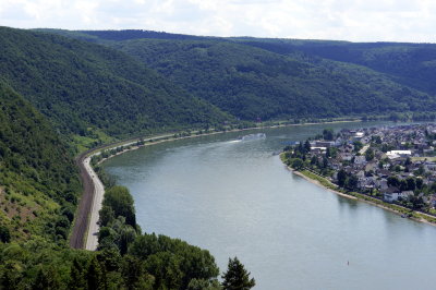 Koblenz -View from Marksburg Castle