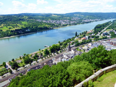 Koblenz -View from Marksburg Castle