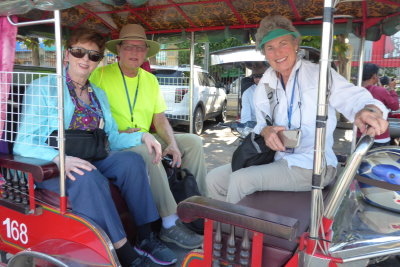 Phnom Penh-riding a Tuk Tuk