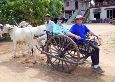 Kampong Tralach - Oxcart ride