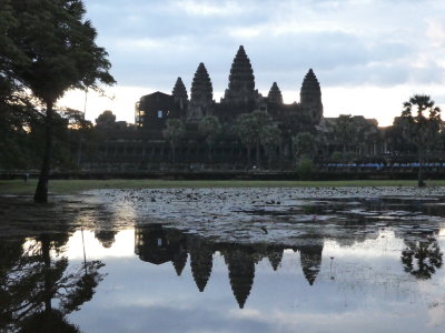 Angkor Wat Temple in the early morning at sun rise