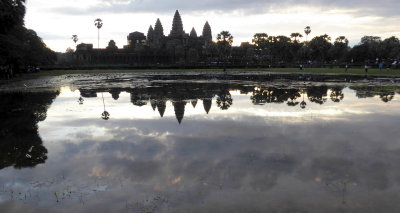 Angkor Wat Temple in the early morning at sun rise