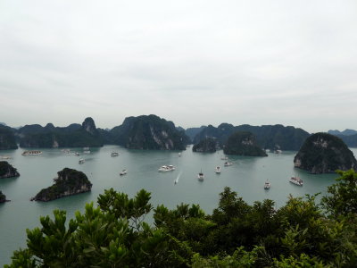 Ha Long Bay - View from Nug Lam Peak