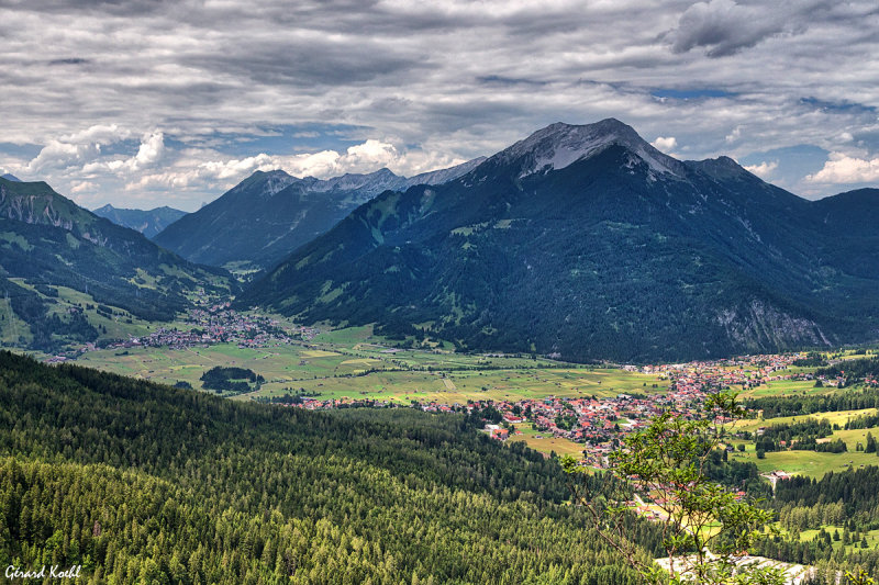 Vue sur la valle