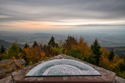 Vue depuis le Mont St Odile