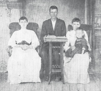 Addie Dunman, William New and Rachel Dunman