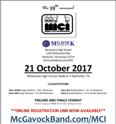 Music City Inv. McGavock HS Nashville TN 10/21/2017